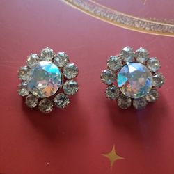 Vintage Clip On  Earrings 
