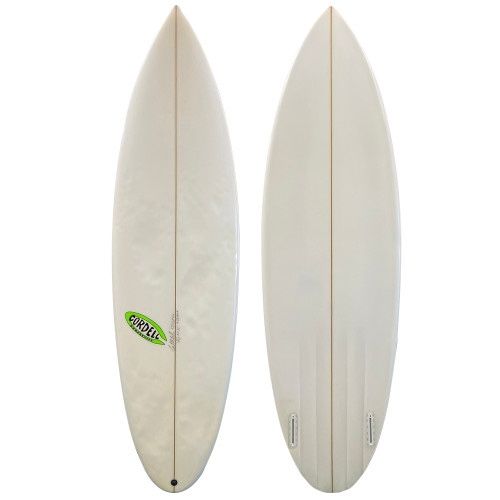 6'2" Cordell Surfboards Used Twin Pin Channel Bottom Shortboard Surfboard