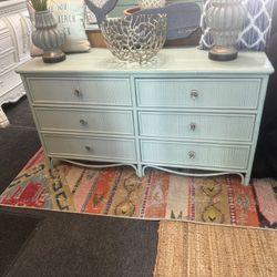 Bluish Dresser With Decorative Knobs @ Picky Pinchers Furniture 5280 Seminole Blvd. St. Petersburg, Fl