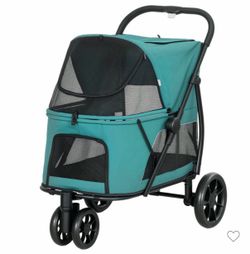3 wheel pet stroller