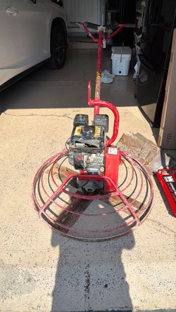 Troweling machine 36 inch wide Razorback Walker GX 160 HONDA 5.5.   015(contact info removed)1.  DS.