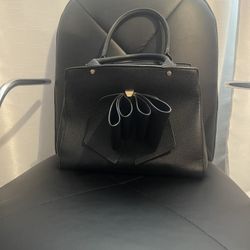 Black Bow Bag