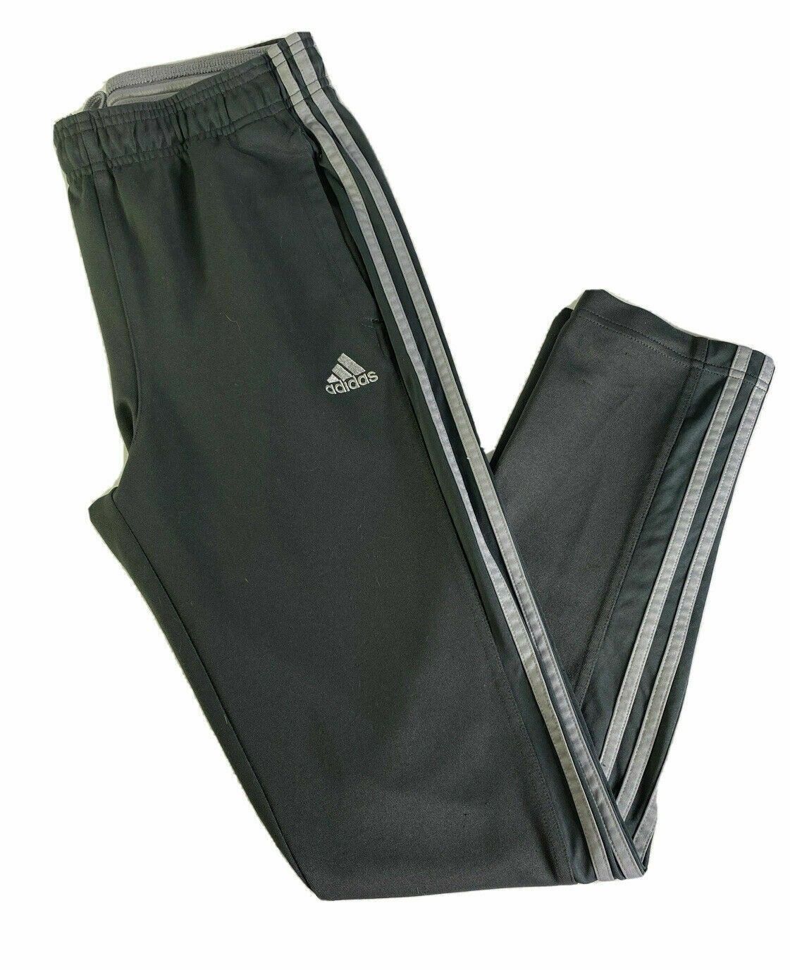 ORIGINAL Adidas Men’s Gray Clima365 Athletic Pants with Pockets & Ankle Zipper