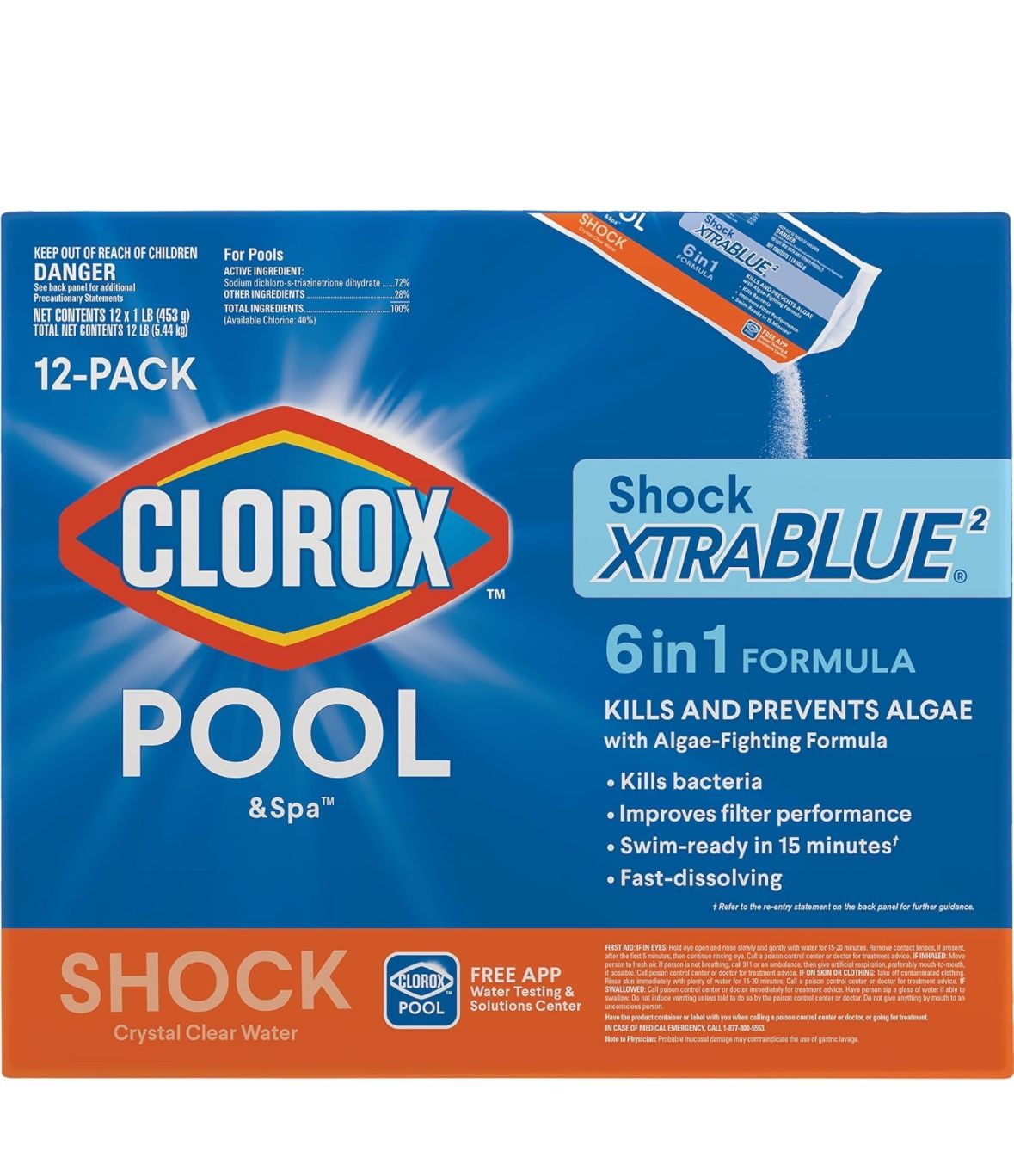Clorox® Pool&Spa™ Shock Plus, for Crystal Clear Swimming