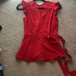 Ladies red Blouse