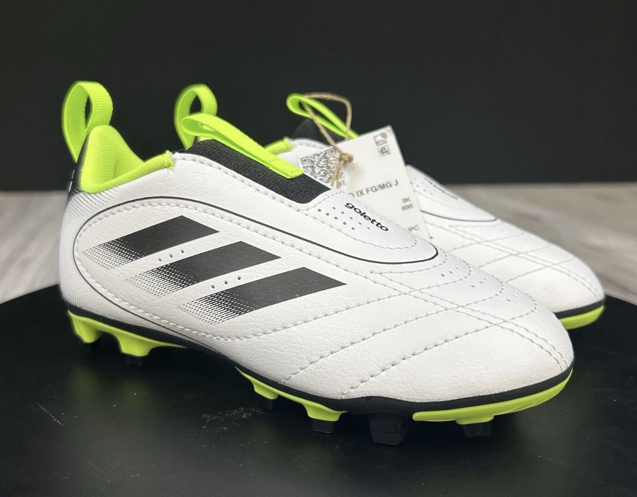 Brand new Adidas GOLETTO IX FG/MG Kids Size 1.5Y