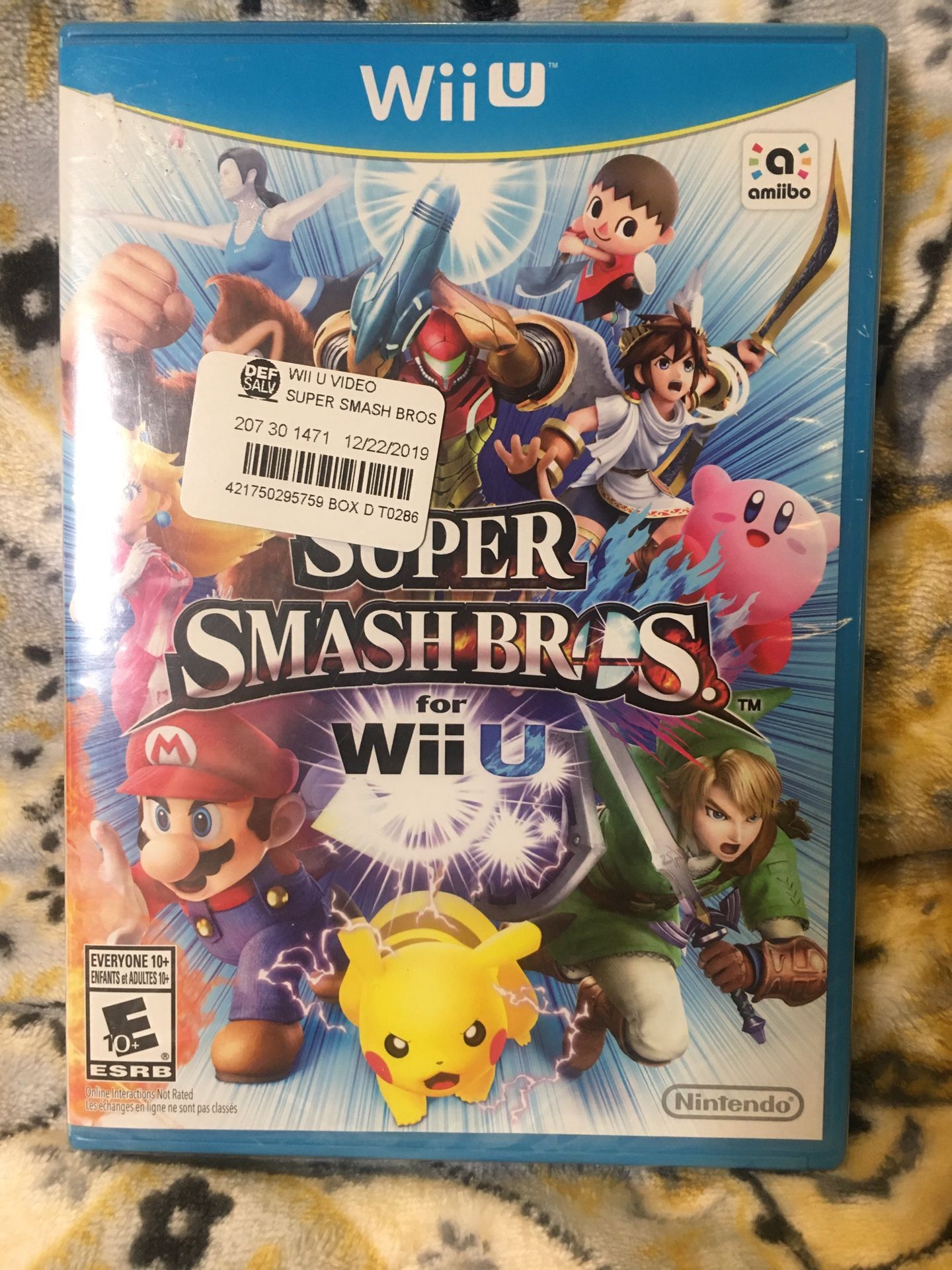 Nintendo Wii U Super Smash Bros