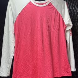Columbia Omni-Shade Sweatshirt Pink Women's size XL