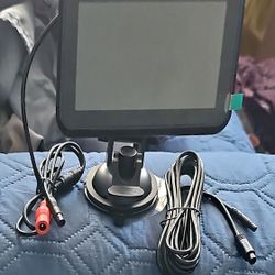 Replicament Baby Car Safety View Mirror Adjustable 4.3in Shatterproof Baby Car Mirror with Wide Crystal Clear View