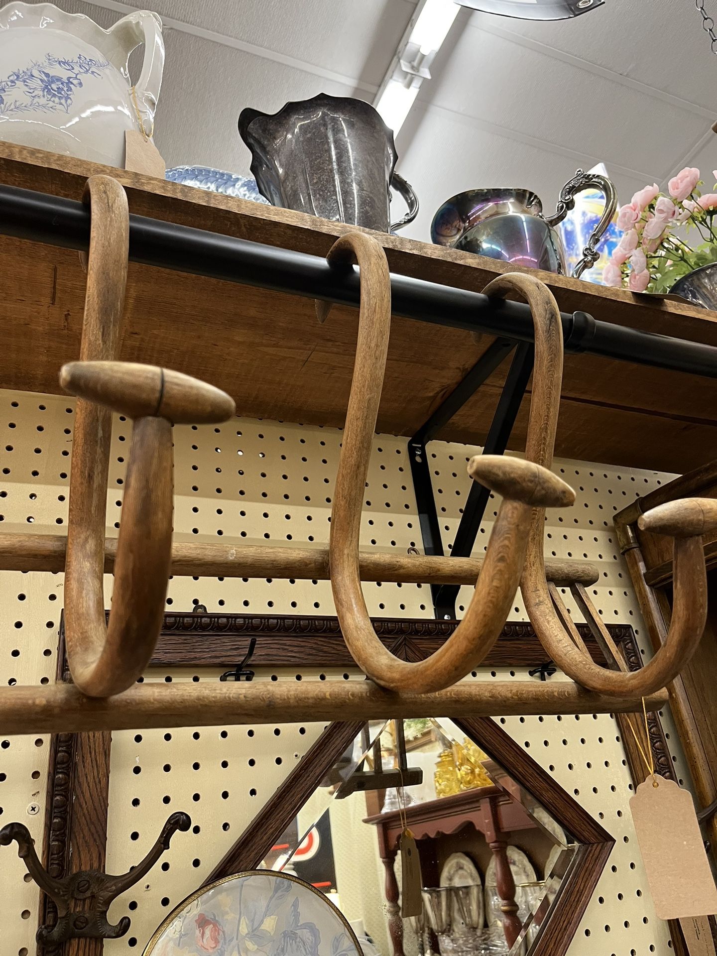 Antique Bentwood Hat Rack