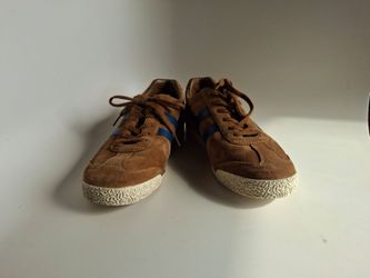 Gola Harrier Suede Sneaker - Tobacco/Blue