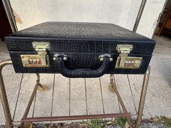 Vintage Brand New New Old Stock Black Briefcase With Fitness 2000 Exercise Device Inside