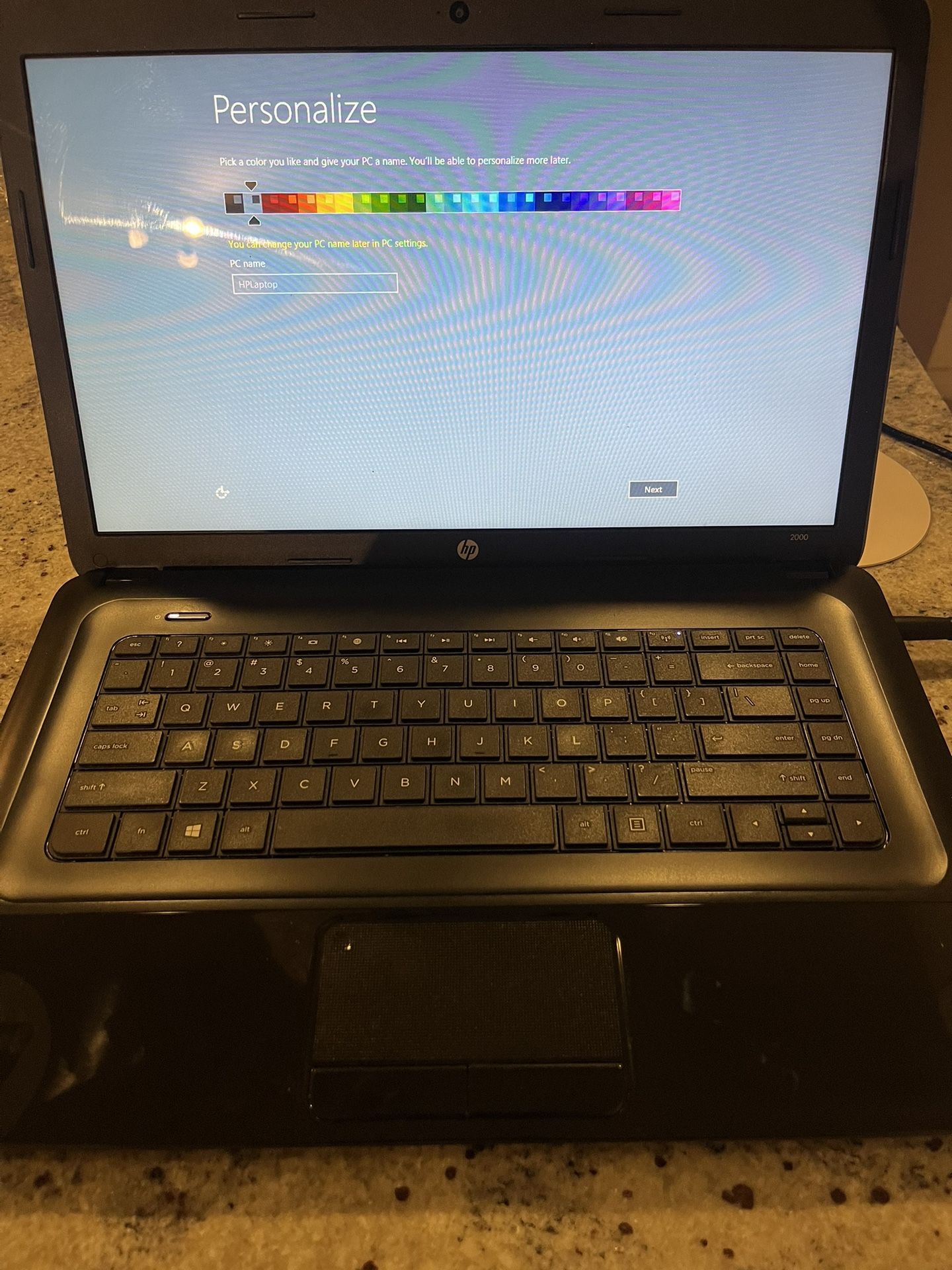 HP Laptop With Altec Lansing Speakers 