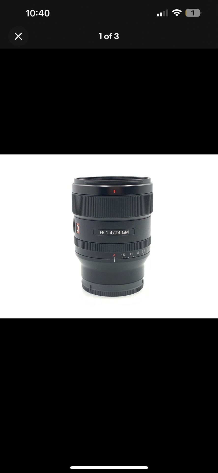 Sony 24mm 1.4f GM