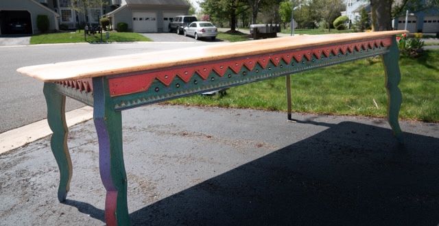 Handmade David Marsh Dining Table & 6 Chairs