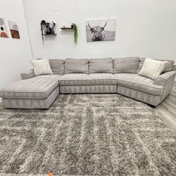 Gray Sectional Couch - Free Delivery 