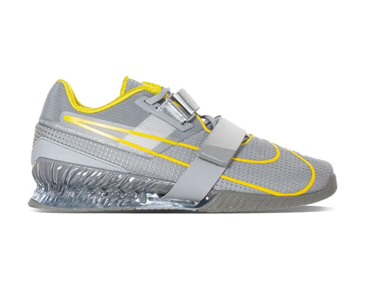 NIKE ROMALEOS 4 Grey/Lightening Weight Lifting Shoe CD3463-002 Men’s Size 10