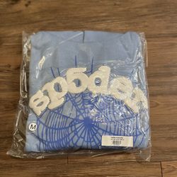 Sky Blue Sp5der Hoodie 