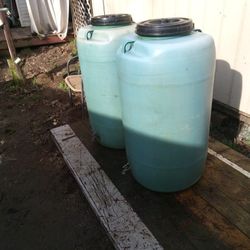 Water Barrels / Brass Sprouts