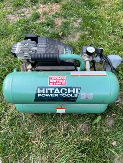Hitachi EC12 Portable 4-Gallon Twin Stack Air Compressor