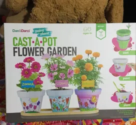 Dan & Darci Cast-A-Pot Flower Garden Kit