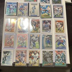 Barry Sanders Football Cards 