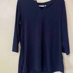 Navy Blue Top 