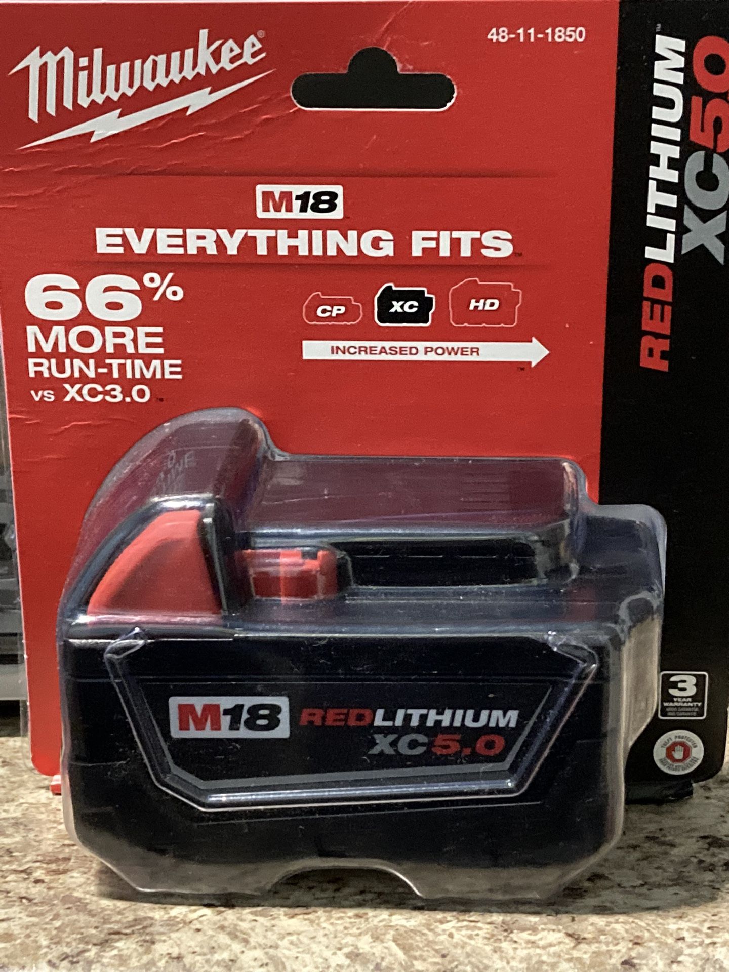 Milwaukee M18 5.0 Battery