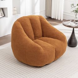 Bean Bag Chair with Filler, Bean Bag Sofa with Tufted Soft Stuffed Filling, Fluffy and Lazy Sofa, Comfy Cozy BeanBag Chairs with Memory Foam for Dorm,