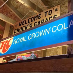 RC Royal Crown Cola Sign