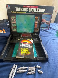 Vintage 1989 Electronic Talking Battleship Game by Milton Bradley Nice! L👀k🔥🔥