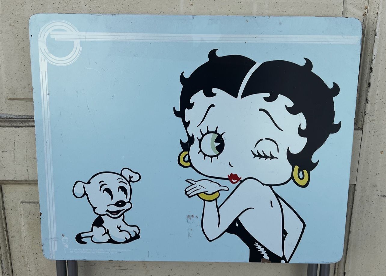 Vintage Betty Boop TV Trays