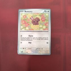 Buneary MEG Pokemon Card