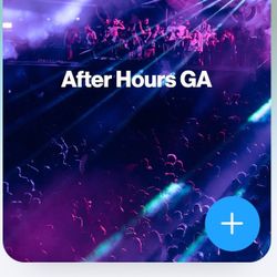 (2) Weekend 2 GA After Hours Weekend 