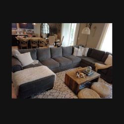 Grey Sectional Sofa 