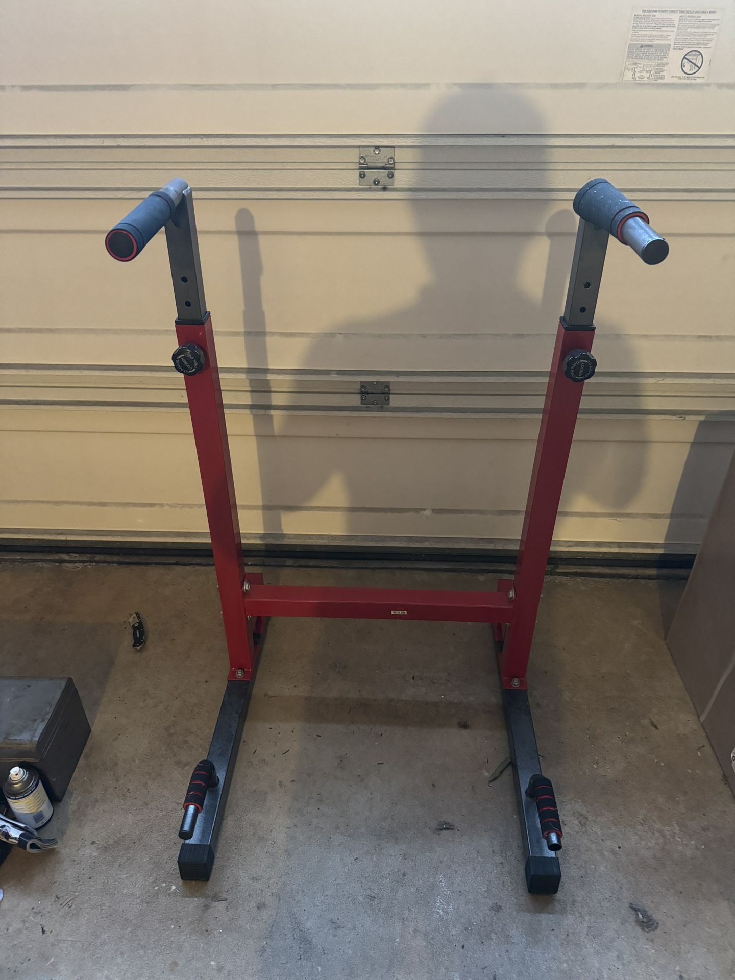 Dip Bar And 2 52 Lb Dumbbells