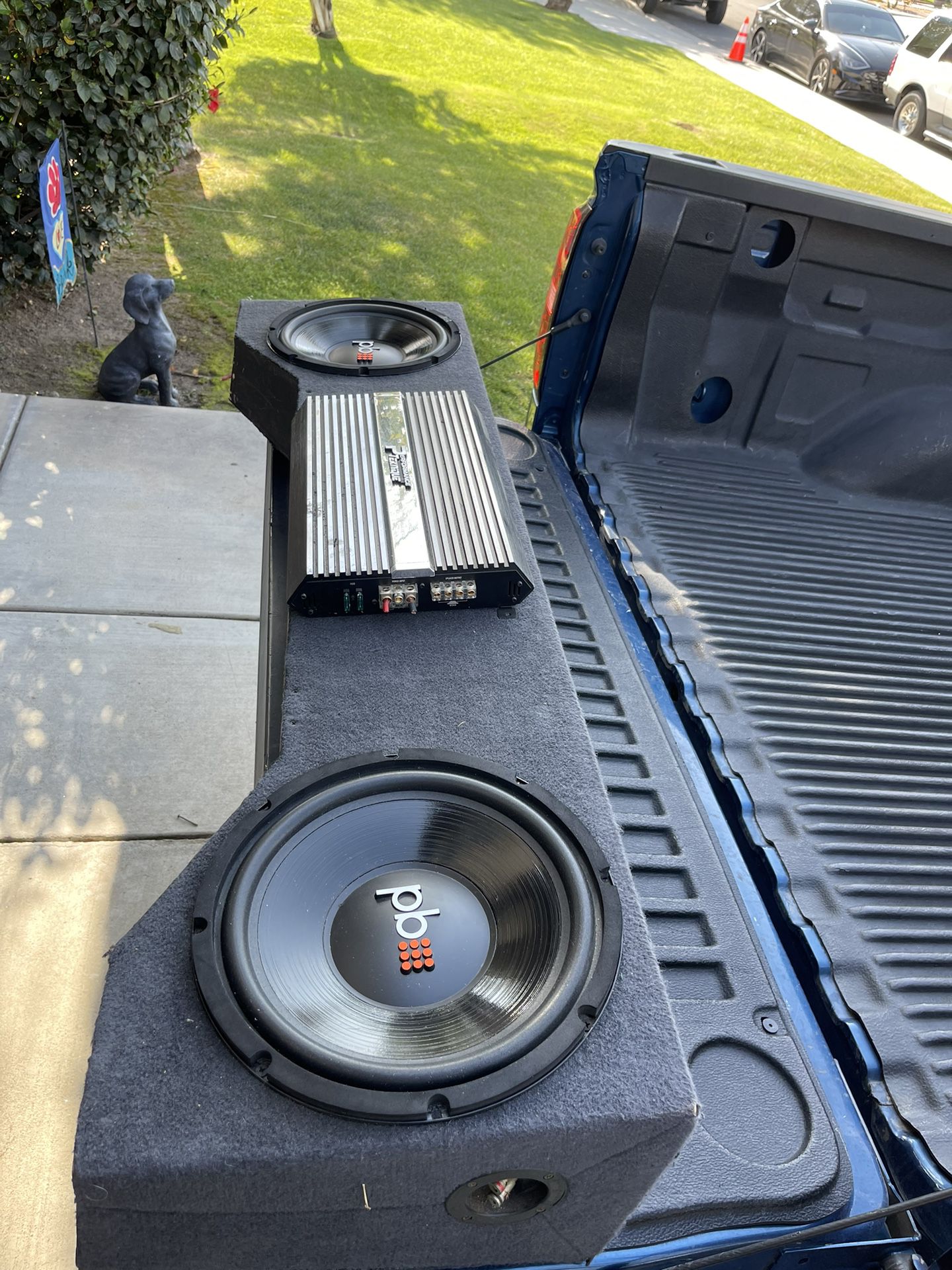Speaker Box With Amplifier 