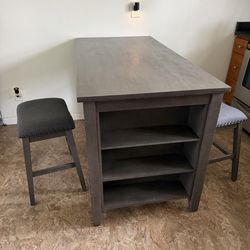 Kitchen Table w/ Shelves