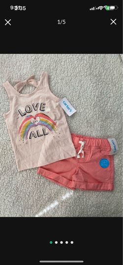 Carter’s Toddler Girl Shorts Outfit