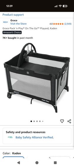 Pack n play with mattress