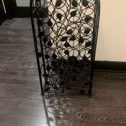 Wine And Bottle  Holder 