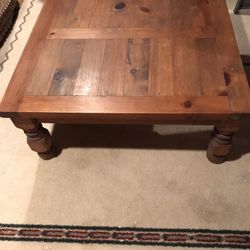 Living Room Table Square Wood