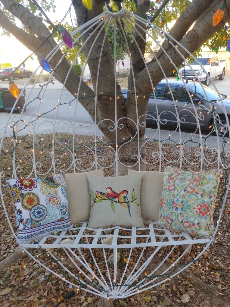 Large Iron Egg Swing