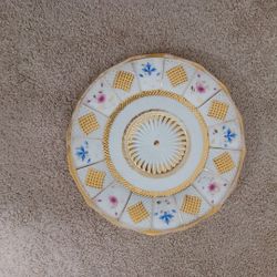 Antique Meissen Porcelain Plate 