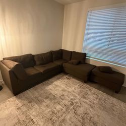 Brown Sectional Couch