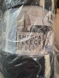 New Sherpa Fleece Blanket 🛏️