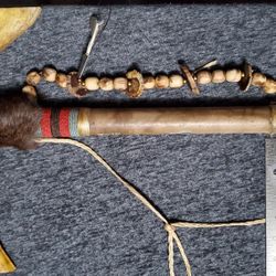 Plains-Style Jawbone War Club - Artisan Decor