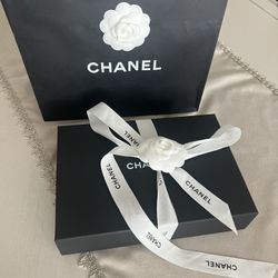 Chanel Black Leather Purse (used Once/ Excellent Condition) 