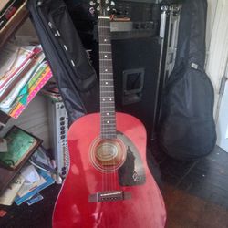 Guitar And Bag (Missing 6th String)