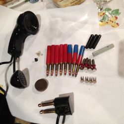 Pacific telephone Operator headset and equip